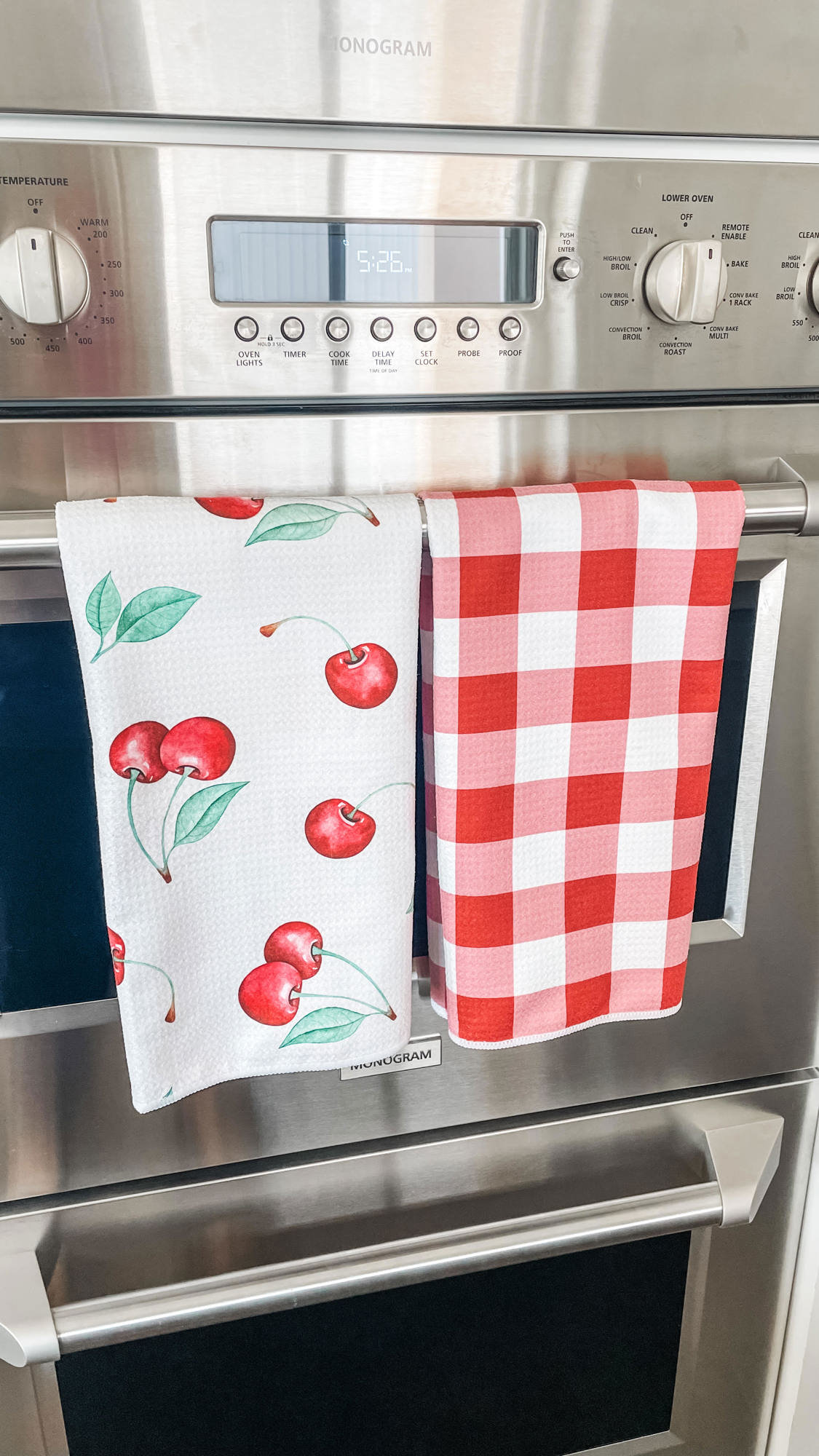 Cherry On Top Waffle Hand Towel Jane